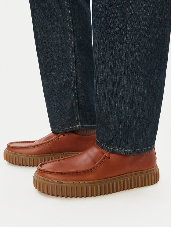 Clarks Półbuty Torhill Lo 26327295 Brązowy