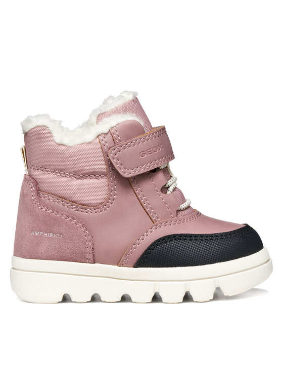 Geox Śniegowce B Willaboom Girl B Abx B665AB 0ME22 C8007 S Różowy