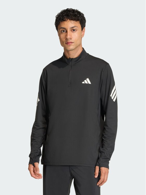 adidas Bluza techniczna Adi365 Iconic JZ7720 Czarny Regular Fit