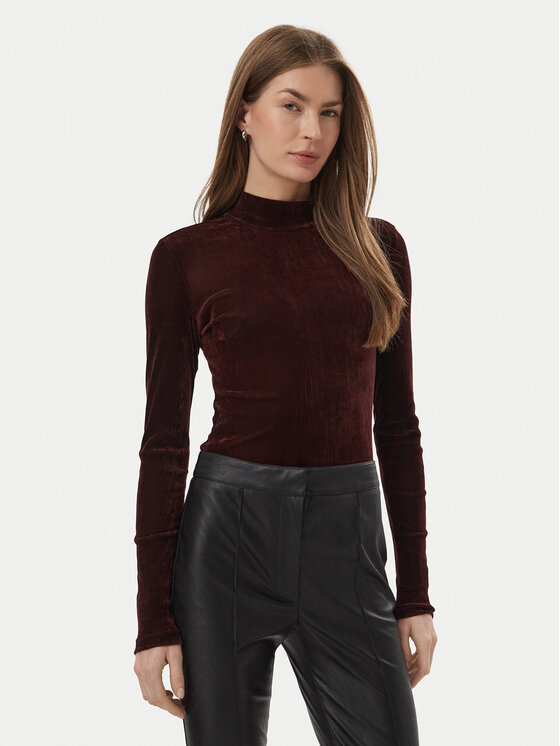 Bardot Body Rosalia  60611TB Bordowy Slim Fit