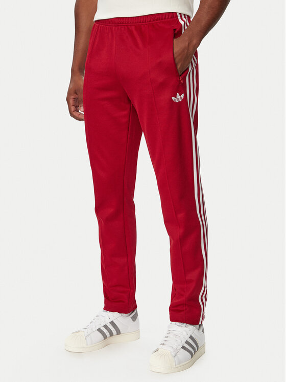 adidas Spodnie dresowe Classic Track Pants KW0120 Czerwony Regular Fit