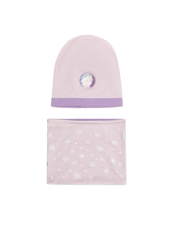 Frozen Komplet czapka i komin ACCCS-AW23-36DFR Fioletowy