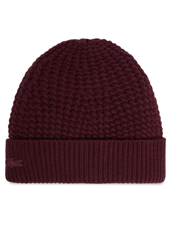 Lacoste Czapka RB9881 Bordowy