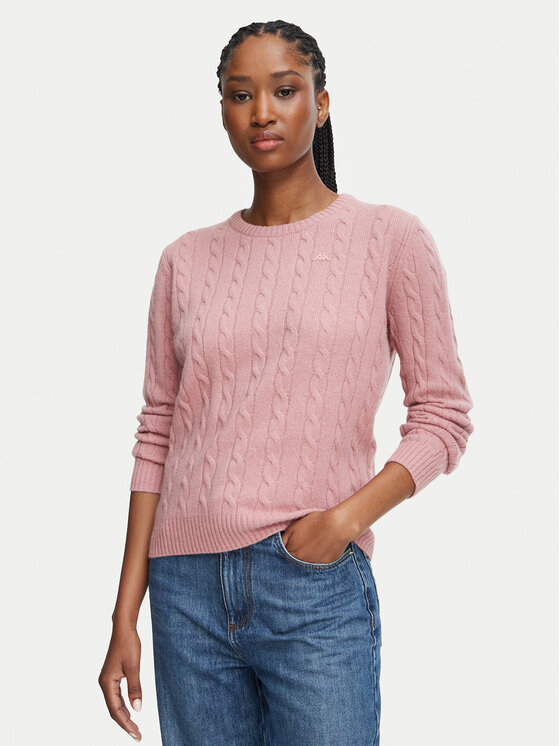 Robe di Kappa Sweter Jolie 65116CW Różowy Regular Fit