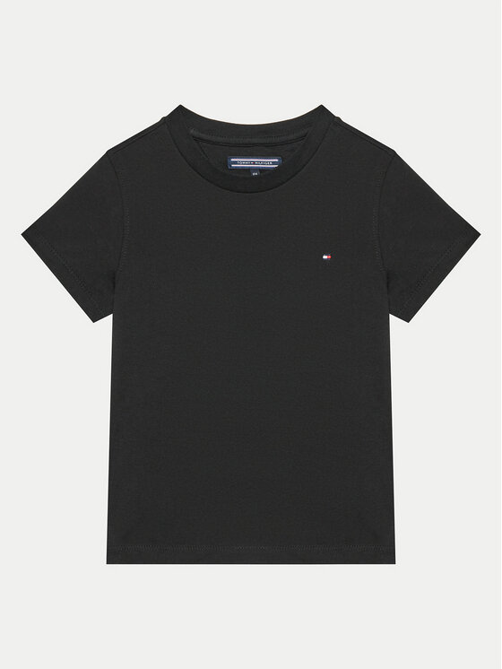 Tommy Hilfiger T-Shirt KB0KB04140 Czarny Regular Fit
