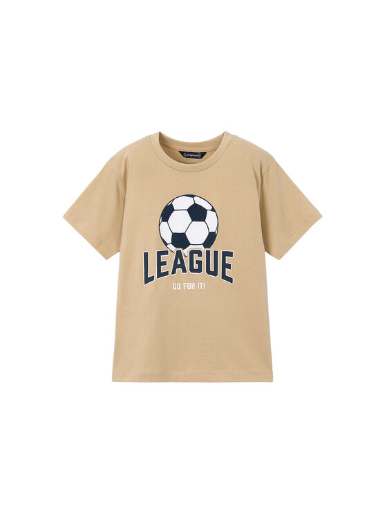 Mayoral T-Shirt 3074 Beżowy Regular Fit