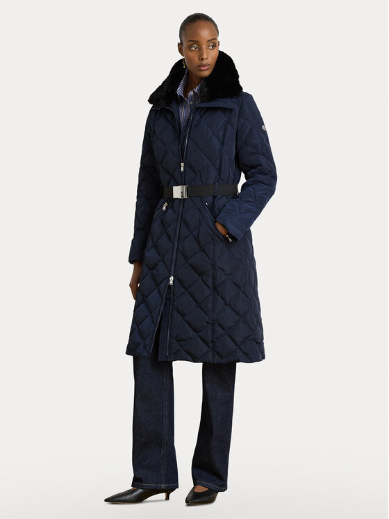 LAUREN RALPH LAUREN Kurtka puchowa 297P23482001 Granatowy Regular Fit