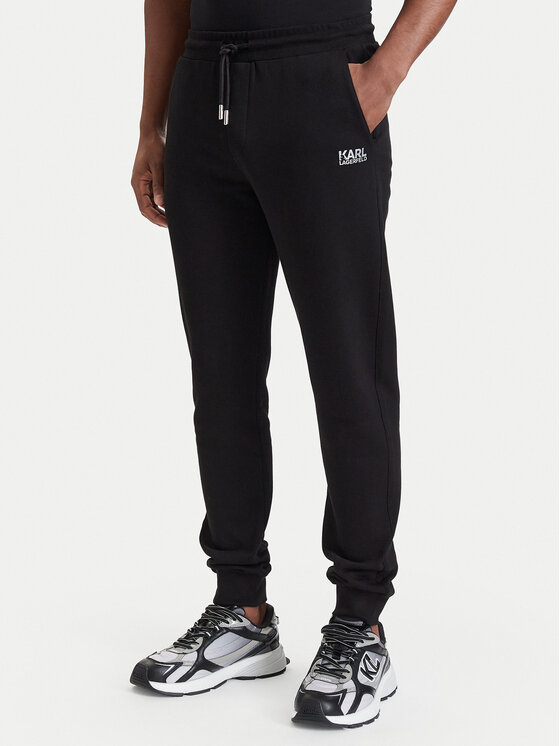 KARL LAGERFELD Spodnie dresowe 705782 564917 Czarny Regular Fit