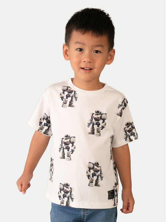 Mayoral T-Shirt 3068 Biały Regular Fit