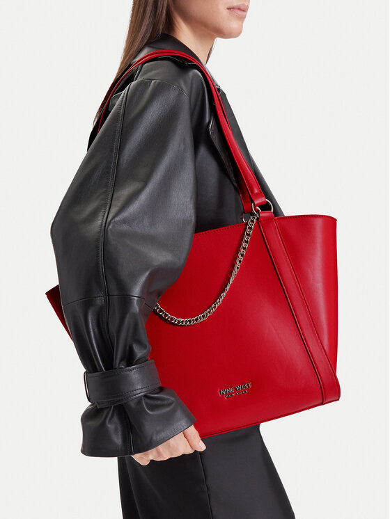 Nine West Torebka CEO-ADDISON-LH22281 Czerwony