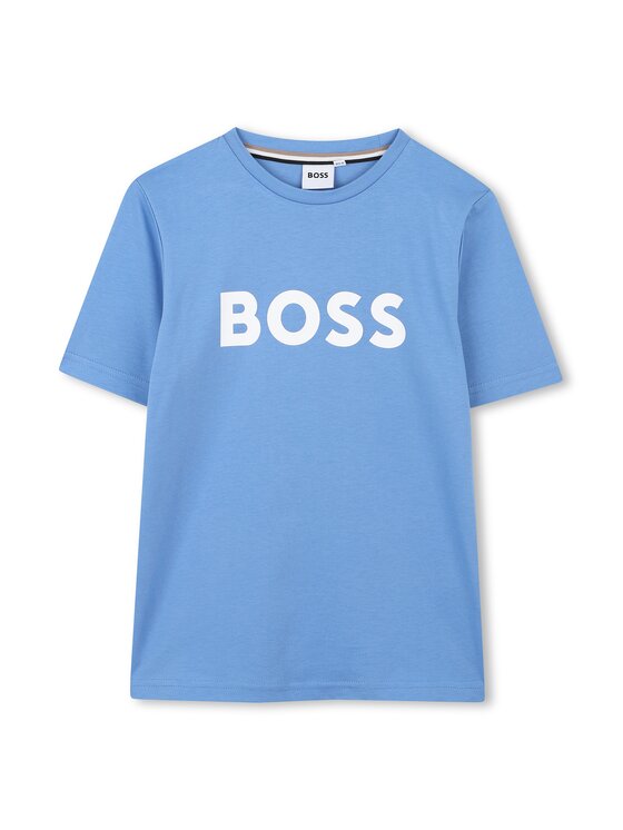 BOSS T-Shirt J52030 D Granatowy Regular Fit