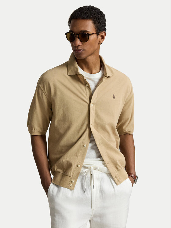 Polo Ralph Lauren Koszula 710B18514002 Beżowy Regular Fit
