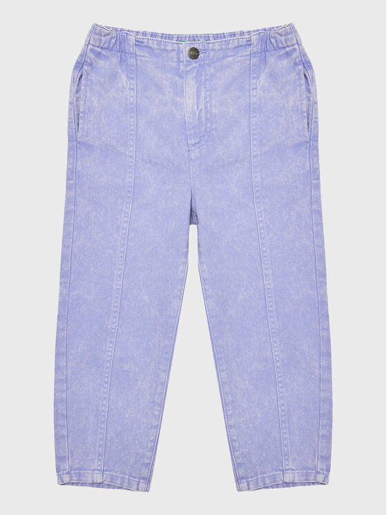 United Colors Of Benetton Jeansy 4I8BCE01G Fioletowy Relaxed Fit