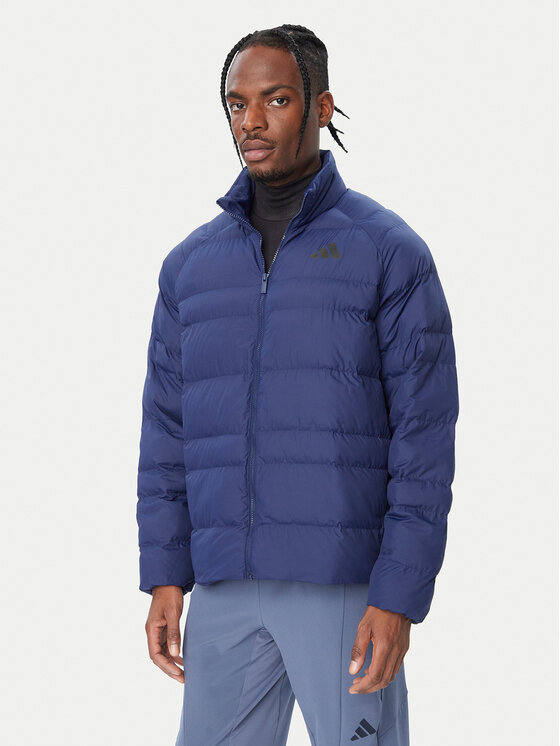adidas Kurtka zimowa Essentials Packable KS7699 Niebieski Loose Fit