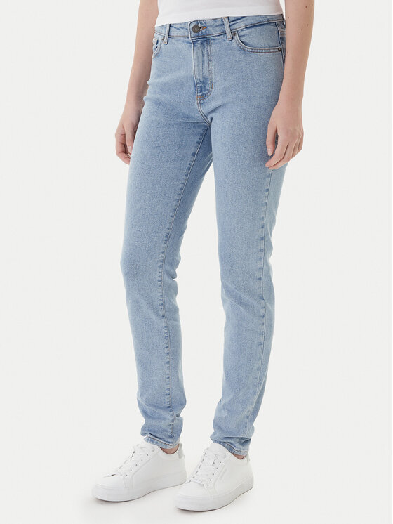 Guess Jeans Jeansy W4YA92 D5CB3 Niebieski Slim Fit