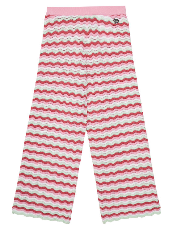 Guess Spodnie materiałowe J5GB10 Z3MR1 Różowy Modern Relaxed Fit