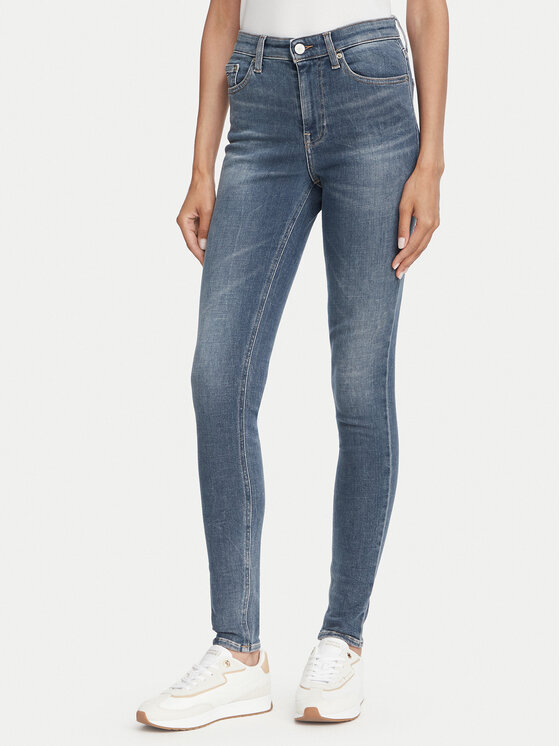 Tommy Jeans Jeansy Nora DW0DW23086 Niebieski Skinny Fit