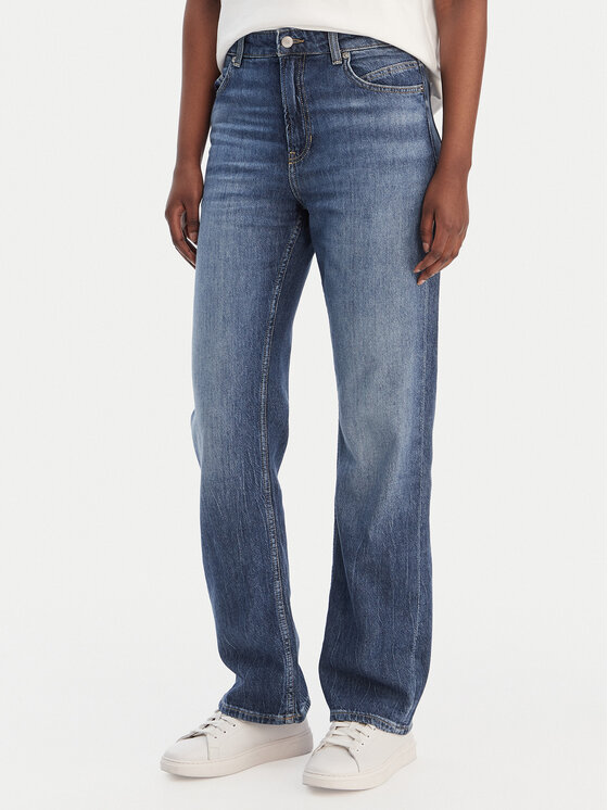 BOSS Jeansy Ada HR 50552376 Granatowy Regular Fit