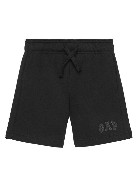 Gap Szorty sportowe 726009-00 Czarny Regular Fit