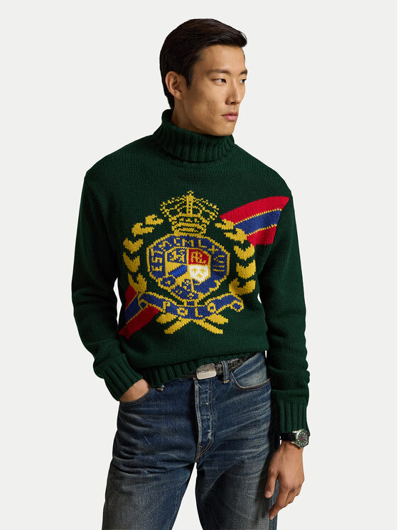 Polo Ralph Lauren Golf 710B59534001 Zielony ciemny Regular Fit