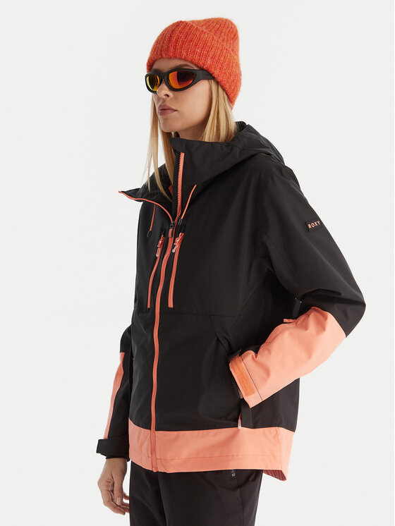 Roxy Kurtka narciarska Upwards JK ERJTJ03521 Czarny Regular Fit