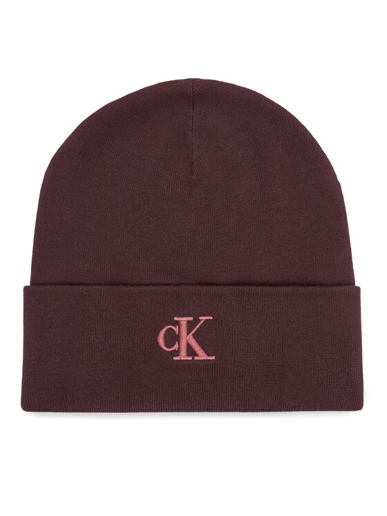 Calvin Klein Czapka LV04F8098G Bordowy