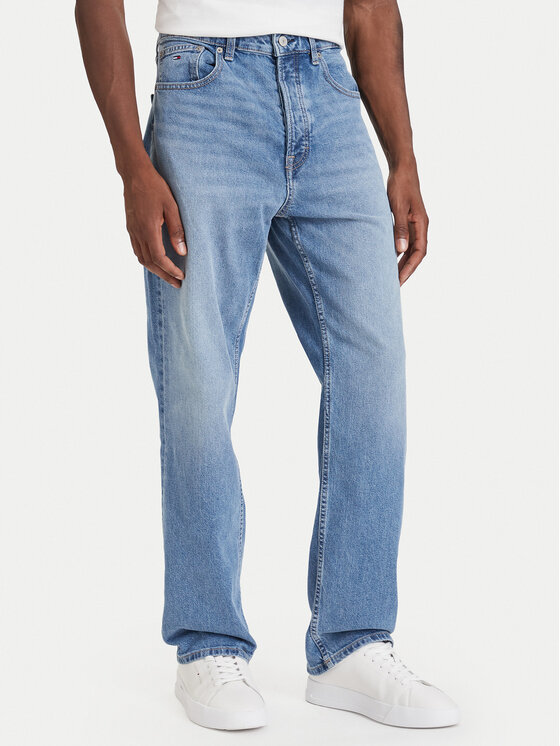 Tommy Jeans Jeansy Otis DM0DM23305 Niebieski Straight Fit