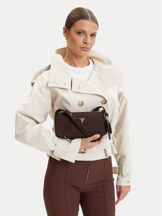 Guess Torebka Isobel Mini 00003059 27682 Brązowy