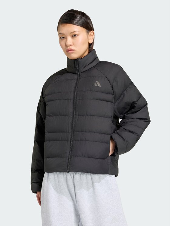 adidas Kurtka zimowa Essentials Packable KF2715 Czarny Loose Fit