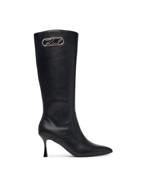 KARL LAGERFELD Kozaki Sienna KL32770 Czarny