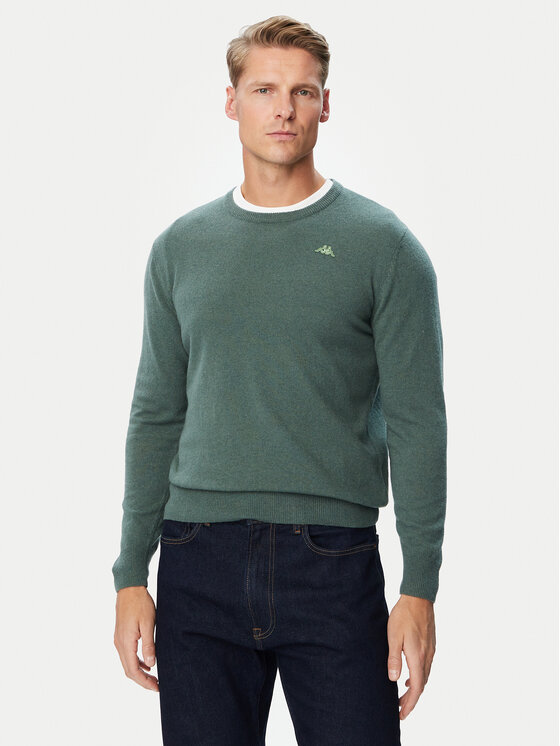 Robe di Kappa Sweter Lamb Bimbereke 670477X Zielony Regular Fit
