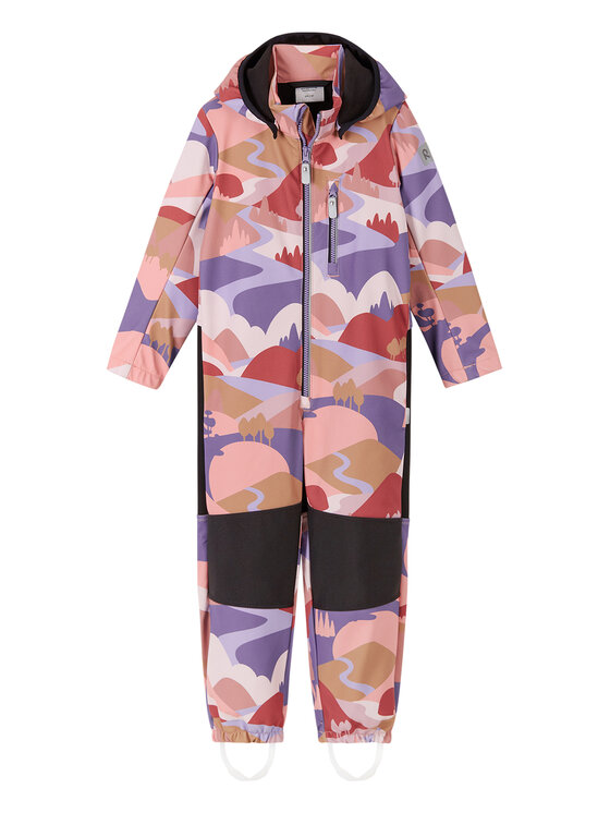 Reima Kombinezon softshell Nurmes 5100007C Kolorowy Regular Fit