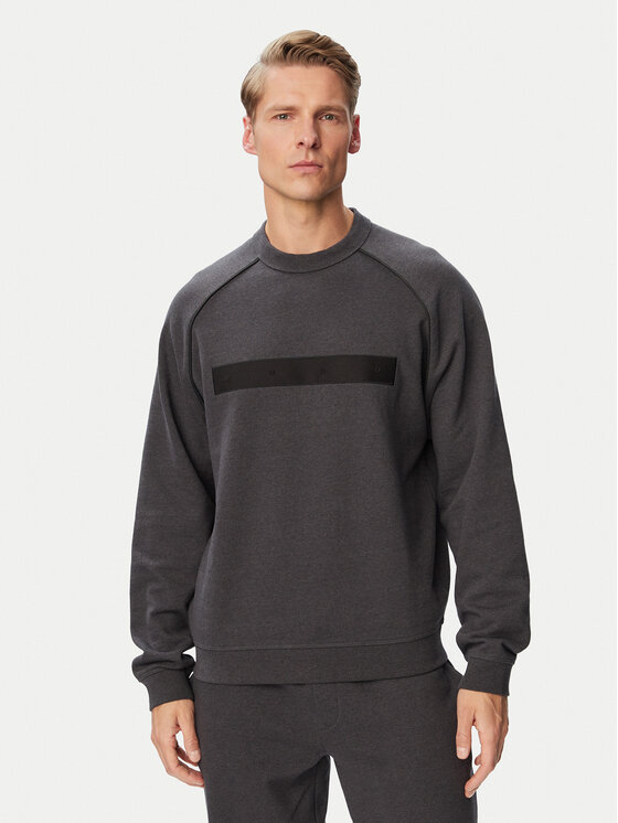 HUGO Bluza Dalim 50563104 Szary ciemny Regular Fit