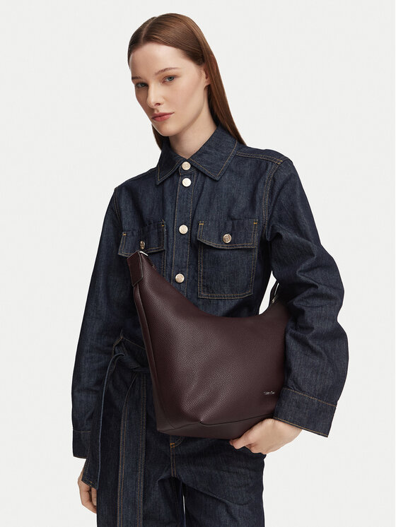 Calvin Klein Torebka LV04F3891G Bordowy