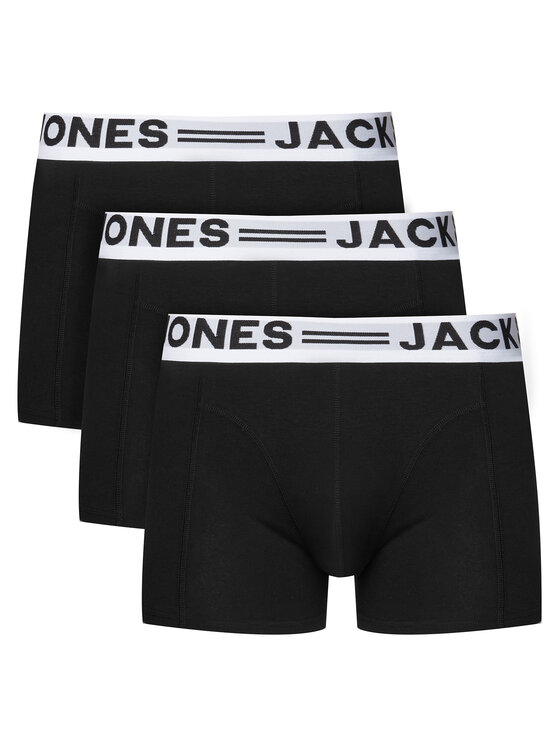Jack & Jones Komplet bokserek 12081832 Czarny