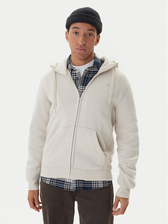 G-Star Raw Bluza Premium Core D16122-C235 Écru Regular Fit