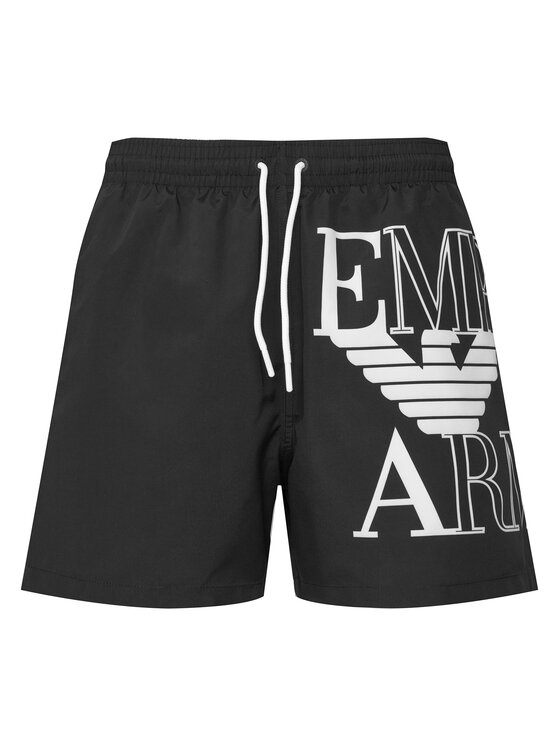 Emporio Armani Szorty kąpielowe EM000583 AF20434 UC001 Czarny Regular Fit
