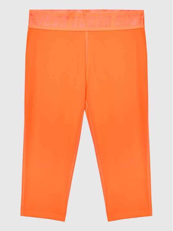 Guess Szorty rowerowe J2GB10 MC049 Pomarańczowy Slim Fit