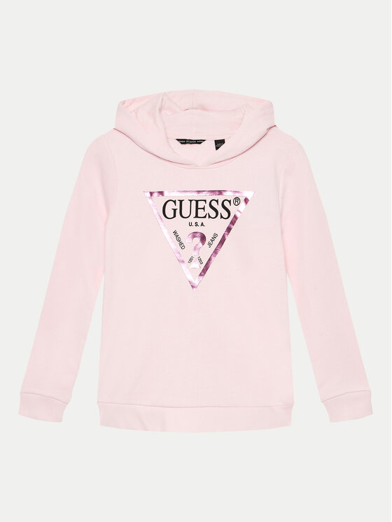Guess Bluza J83Q14 KAUG0 Różowy Regular Fit
