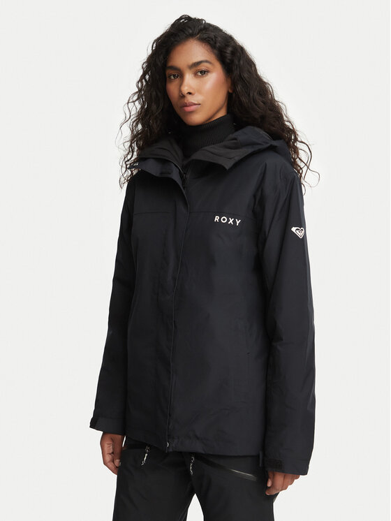 Roxy Kurtka narciarska GORE-TEX Drifter Jk ERJTJ03573 Czarny Regular Fit