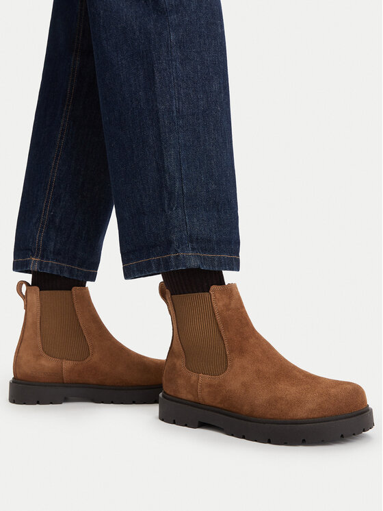 Birkenstock Sztyblety Highwood Slip On Mid 1030632 Brązowy