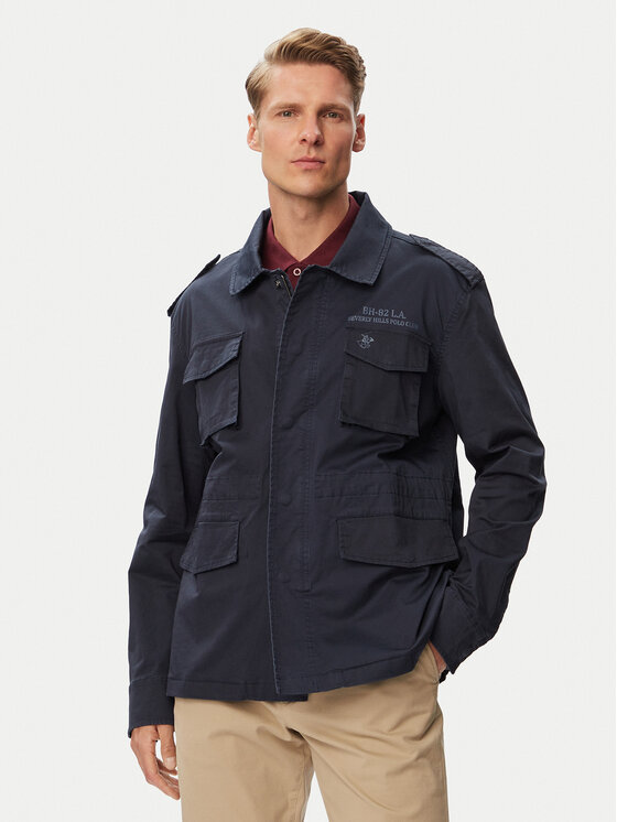 Beverly Hills Polo Club Kurtka przejściowa P-SS26M-JK0197-0298 Granatowy Regular Fit