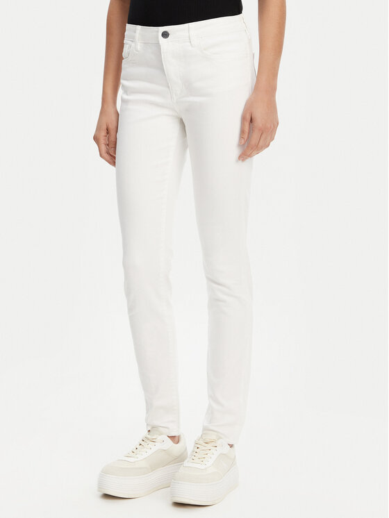 Armani Exchange Jeansy XW000123 AF10862 M0054 Biały Skinny Fit