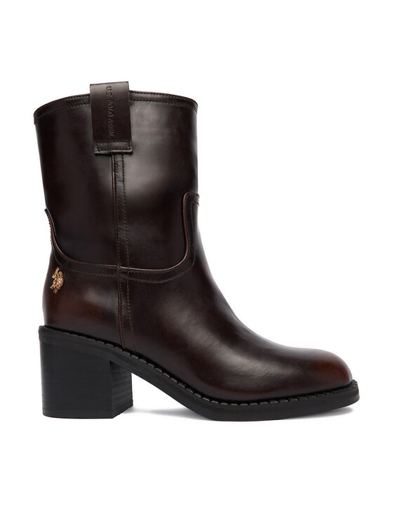 U.S. Polo Assn. Botki EO-KATIA001W/EY1 Brązowy