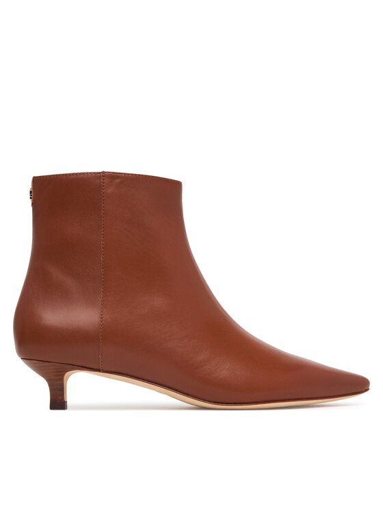 LAUREN RALPH LAUREN Botki Frncsa Bt Hl Bo Bte 802P15721002 Brązowy