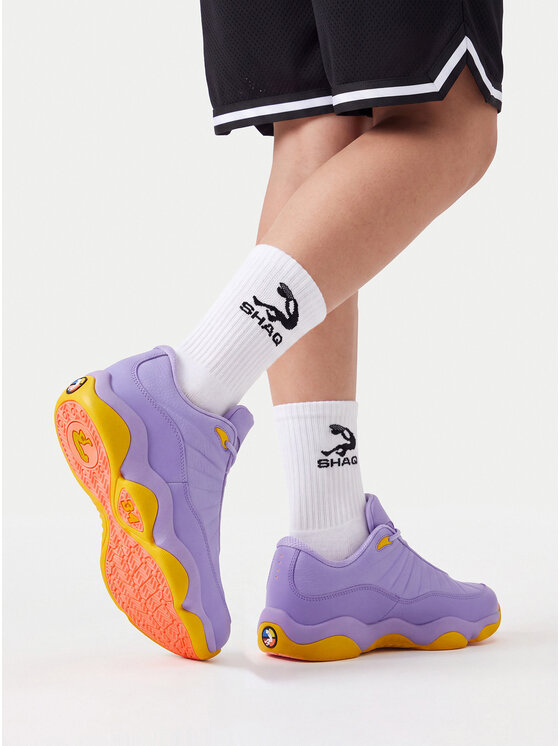 SHAQ Buty do koszykówki EO-NET LOW AQ95089B-I Fioletowy jasny