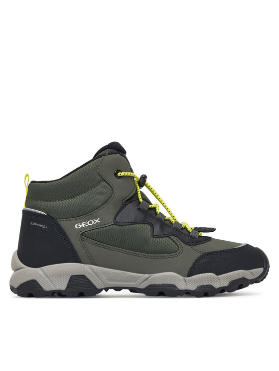Geox Trzewiki J Magnetar Boy B Abx J463ZC 050FU C0914 D Zielony ciemny