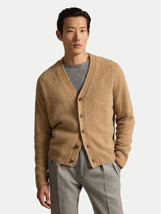 Polo Ralph Lauren Kardigan 710B27269001 Beżowy Regular Fit