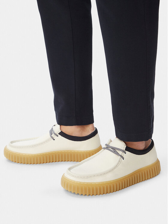 Clarks Półbuty Torhill Lo 26187380 Biały