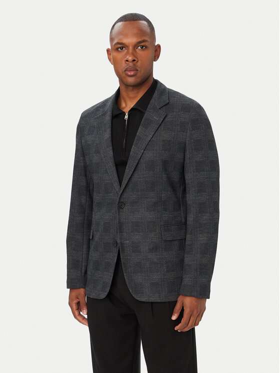 HUGO Marynarka Anton263X-H 50565382 Szary ciemny Extra Slim Fit